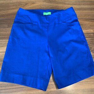 Swing Control golf shorts, women's sz 8, EUC, royal blue, pull on